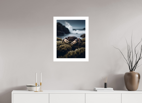 45 x 60 cm, Fine Art Print — Unframed "Tidal Scavenger" – Atlantic Shore Crab Macro Fine Art Print