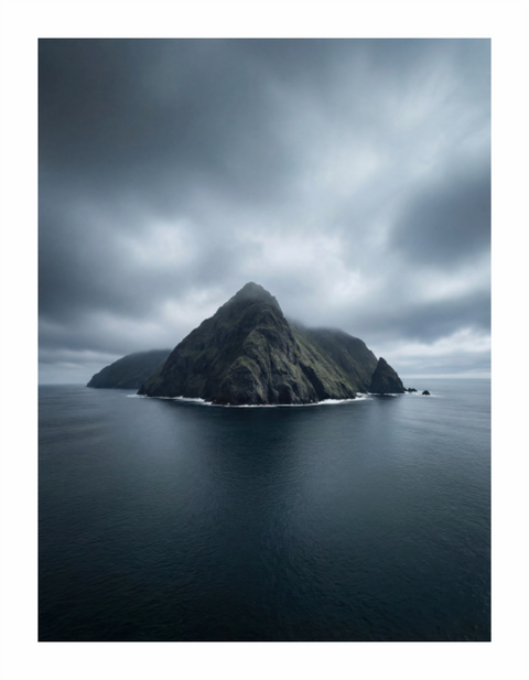 Main image "Volcanic Sentinel" – Isolated Sea Stack Fine Art Print