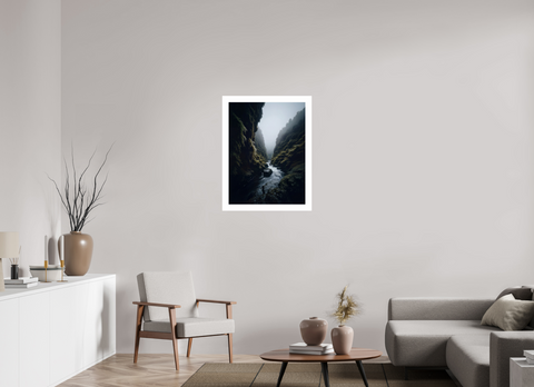 60 x 80 cm, Fine Art Print — Unframed "Emerald Vein" – Levada Ravine Fine Art Print