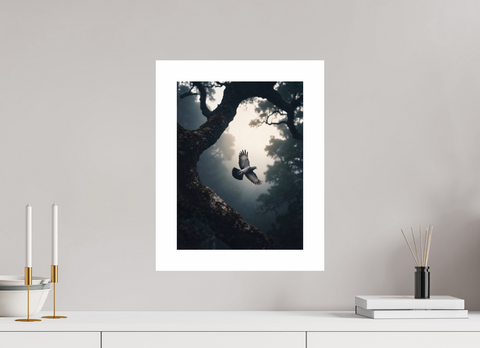 30 x 40 cm, Fine Art Print — Unframed "Relic in Flight" – Laurel Pigeon Wildlife Fine Art Print