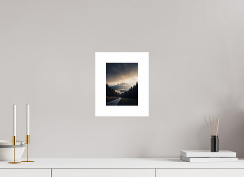 15 x 20 cm, Fine Art Print — Unframed "Alpine Passage" – Cinematic Mountain Landscape Fine Art Print