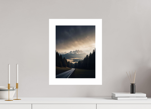 30 x 40 cm, Fine Art Print — Unframed "Alpine Passage" – Cinematic Mountain Landscape Fine Art Print