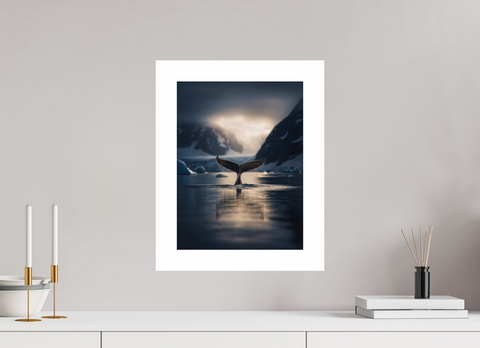 30 x 40 cm, Fine Art Print — Unframed The Sounding – Humpback Whale Fluke Fine Art Print