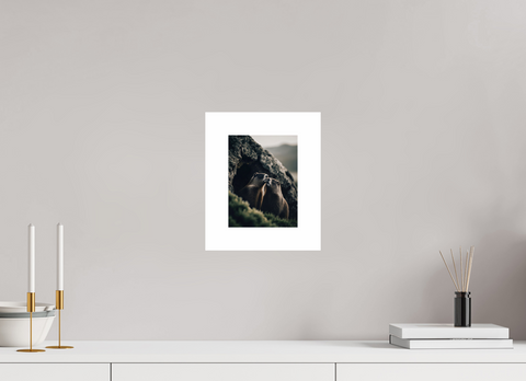 15 x 20 cm, Fine Art Print — Unframed "Alpine Bond" – Marmot Wildlife Fine Art Print