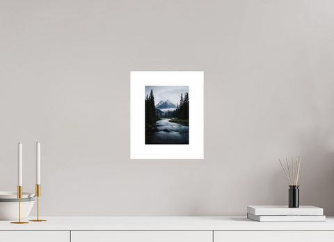 15 x 20 cm, Fine Art Print — Unframed "Source of the Dunes" – Mountain Stream Landscape Fine Art Print