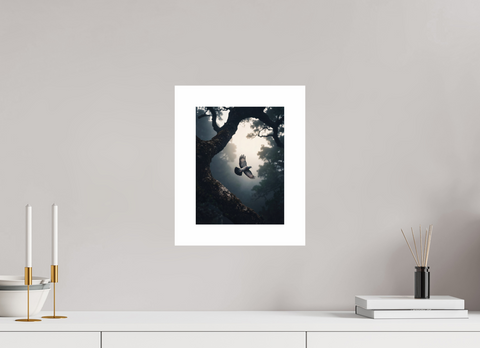 21 x 28 cm, Fine Art Print — Unframed "Relic in Flight" – Laurel Pigeon Wildlife Fine Art Print