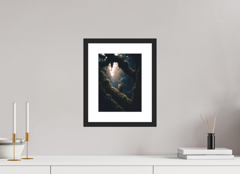 21 x 28 cm, Fine Art Print — Framed Song of the Rainforest – Swainson's Thrush Wildlife Fine Art Print