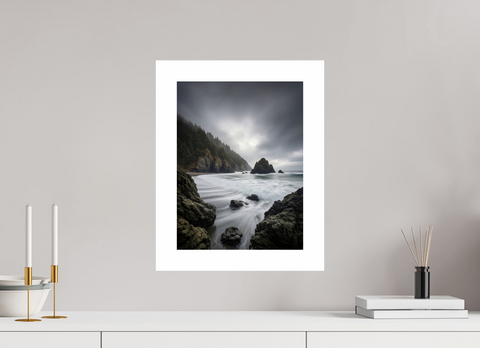 30 x 40 cm, Fine Art Print — Unframed Secret Meridian – Coastal Sea Stack Fine Art Print