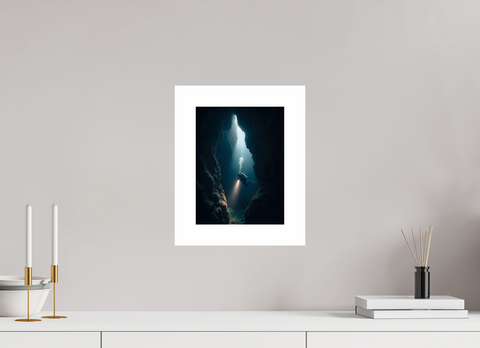 21 x 28 cm, Fine Art Print — Unframed "Volcanic Cathedral" – Underwater Madeira Fine Art Print