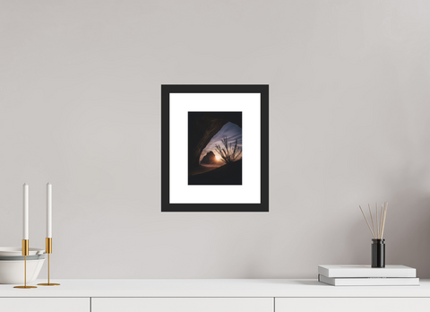 15 x 20 cm, Fine Art Print — Framed Portal of Light – Natural Rock Arch Fine Art Print