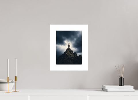 21 x 28 cm, Fine Art Print — Unframed "Apex Hunter" – Barbary Falcon Wildlife Fine Art Print