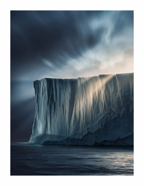 Main image Ice Wall – Tabular Iceberg Cliff Fine Art Print