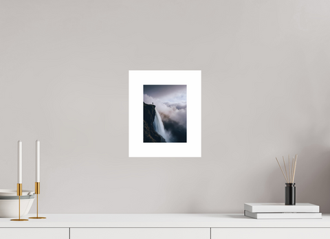 15 x 20 cm, Fine Art Print — Unframed "Edge of the Abyss" – Highland Waterfall Fine Art Print