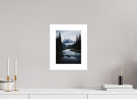 21 x 28 cm, Fine Art Print — Unframed "Source of the Dunes" – Mountain Stream Landscape Fine Art Print