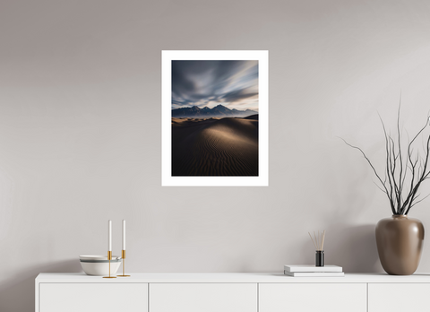 45 x 60 cm, Fine Art Print — Unframed "Twilight Ripples" – Sand Dune Landscape Fine Art Print