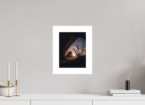21 x 28 cm, Fine Art Print — Unframed Portal of Light – Natural Rock Arch Fine Art Print
