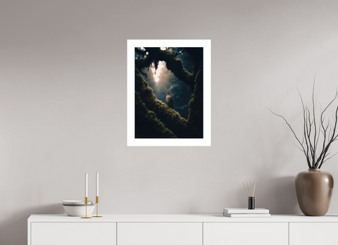 45 x 60 cm, Fine Art Print — Unframed Song of the Rainforest – Swainson's Thrush Wildlife Fine Art Print