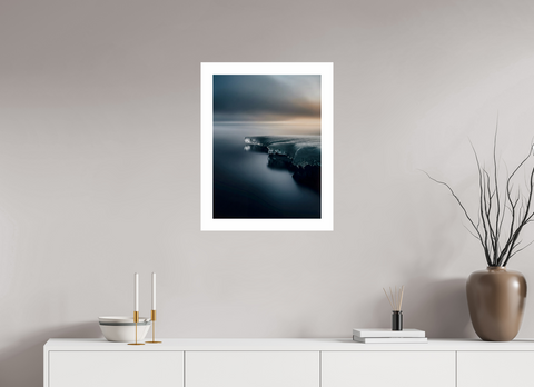 45 x 60 cm, Fine Art Print — Unframed Edge of the Shelf – Antarctic Ice Shelf Fine Art Print
