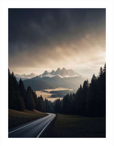 Main image "Alpine Passage" – Cinematic Mountain Landscape Fine Art Print