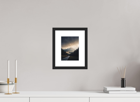 15 x 20 cm, Fine Art Print — Framed "Alpine Passage" – Cinematic Mountain Landscape Fine Art Print