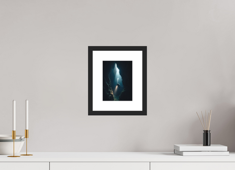 15 x 20 cm, Fine Art Print — Framed "Volcanic Cathedral" – Underwater Madeira Fine Art Print