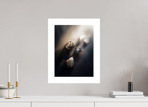 30 x 40 cm, Fine Art Print — Unframed Jewels of the Drift – Aerial Ice Abstract Fine Art Print