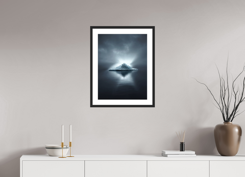 45 x 60 cm, Fine Art Print — Framed Cathedral Berg