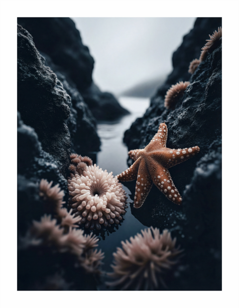 Main image Intertidal Jewel – Macro Tidepool Fine Art Print