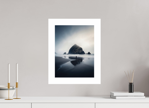 30 x 40 cm, Fine Art Print — Unframed Sentinel of the Mist – Pacific Sea Stack Fine Art Print