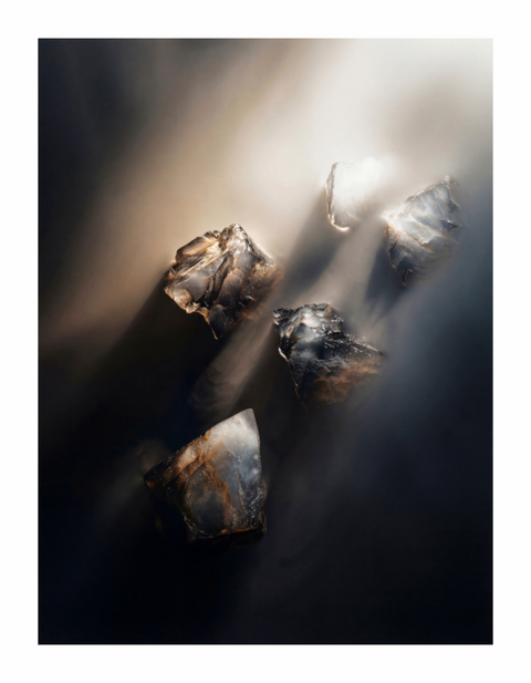 Main image Jewels of the Drift – Aerial Ice Abstract Fine Art Print