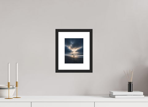 15 x 20 cm, Fine Art Print — Framed Edge of the World – Cinematic Pacific Coast Fine Art Print