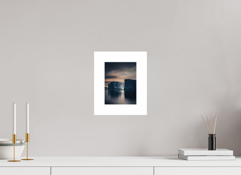 15 x 20 cm, Fine Art Print — Unframed Frozen Fortresses – Tabular Iceberg Landscape Fine Art Print