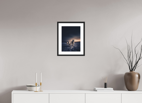 30 x 40 cm, Fine Art Print — Framed efasf
