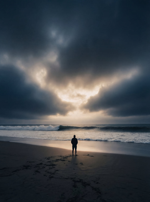 Edge of the World – Cinematic Pacific Coast Fine Art Print - chaipeau