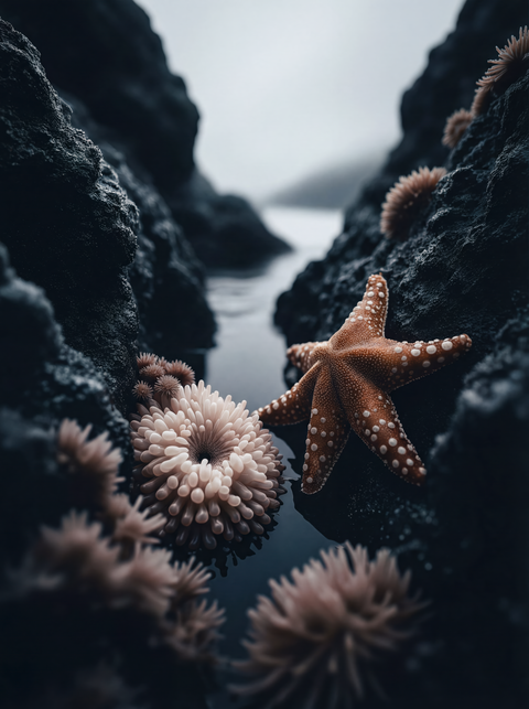 Intertidal Jewel – Macro Tidepool Fine Art Print