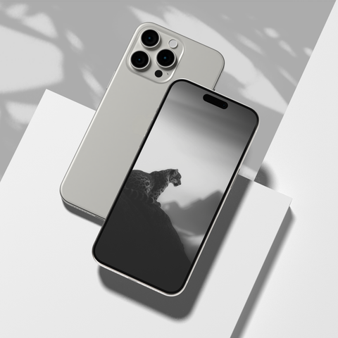Snow Leopard | Mobile Wallpaper Pack | 20 Generative Artworks | Black & White - chaipeau