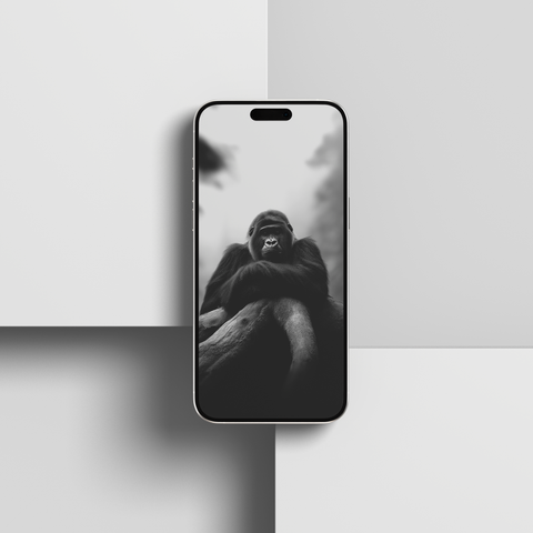 Western Gorilla | Mobile Wallpapers | Cameroon Forest Series | Digital Download - chaipeau