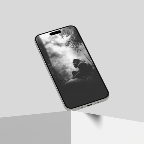Western Gorilla | Mobile Wallpapers | Cameroon Forest Series | Digital Download - chaipeau