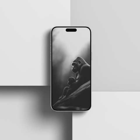Western Gorilla | Mobile Wallpapers | Cameroon Forest Series | Digital Download - chaipeau