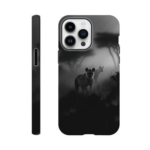 Alpha Female Hyena — iPhone Case | Black and White - chaipeau
