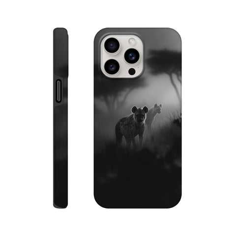 Alpha Female Hyena — iPhone Case | Black and White - chaipeau