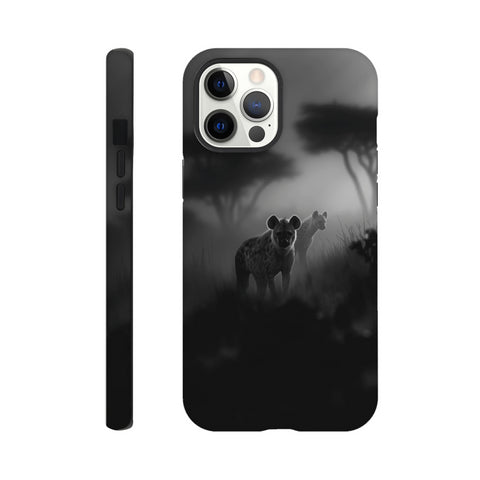 Alpha Female Hyena — iPhone Case | Black and White - chaipeau