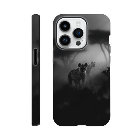 Alpha Female Hyena — iPhone Case | Black and White - chaipeau