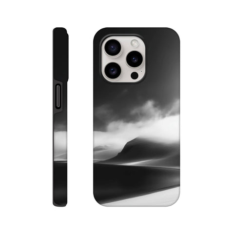 Antarctic Coastline — iPhone Case | Black and White - chaipeau