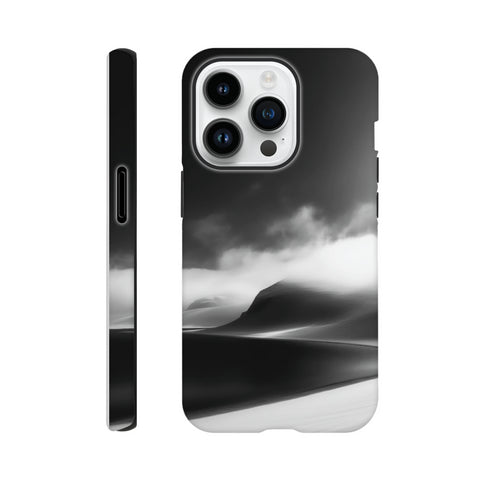 Antarctic Coastline — iPhone Case | Black and White - chaipeau