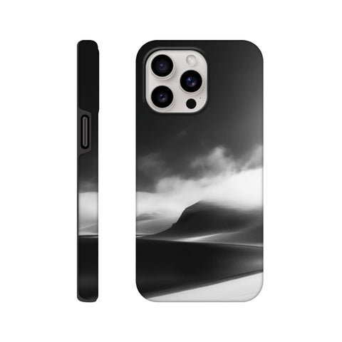 Antarctic Coastline — iPhone Case | Black and White - chaipeau