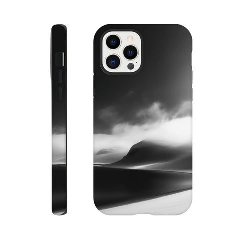 Antarctic Coastline — iPhone Case | Black and White - chaipeau