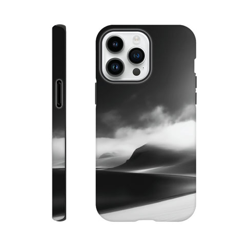 Antarctic Coastline — iPhone Case | Black and White - chaipeau