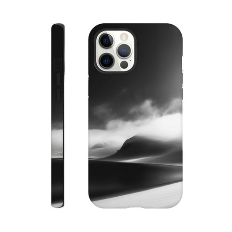 Antarctic Coastline — iPhone Case | Black and White - chaipeau