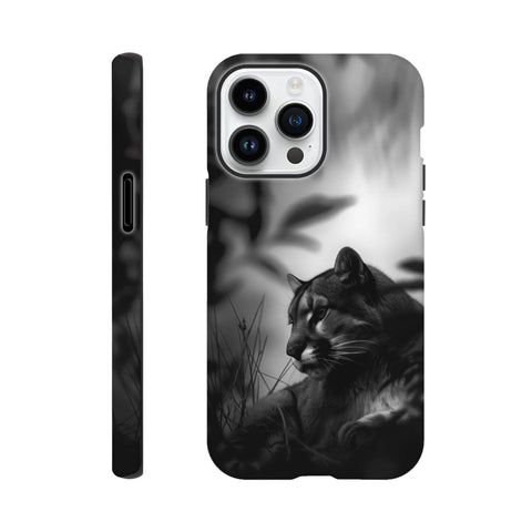 Cougar — iPhone Case | Black and White - chaipeau